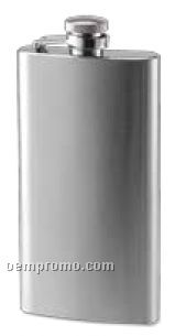 5 Oz. Slim Rimless Flask With Brushed Finish