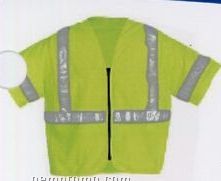 Premium Class III Traffic Safety Yellow Safety Vests (L-2xl) Blank