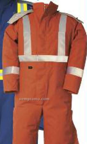 10 Oz. Ultra Soft Epic Winter Coverall W/ #8940 Reflective Tape (S-xl)