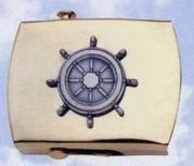 Brass Money Clip (Ship's Wheel)