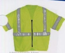 Premium Class III Traffic Safety Yellow Safety Vests (3xl-4xl) Blank