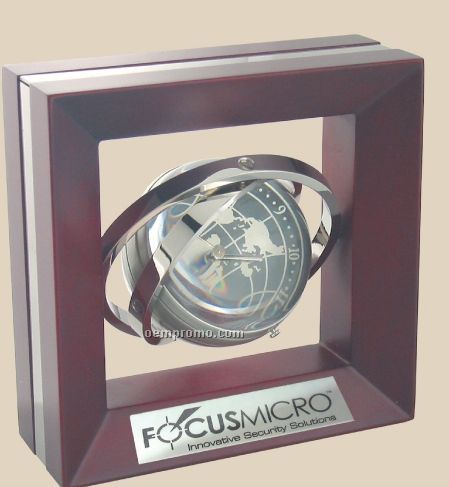 Gyro-globe Clock & Frame