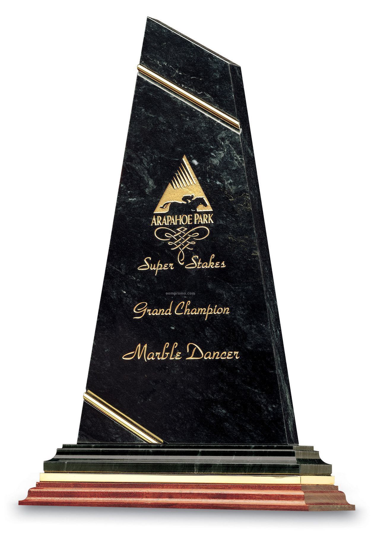 Large Trendsetter Achievement Award (Black Marble)