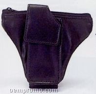 Leather Universal Phone Cover W/ Pouch (Fits In Belt)