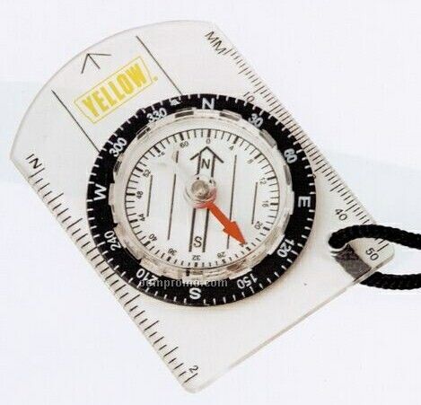 Map Reading Compass W/Neck Strap