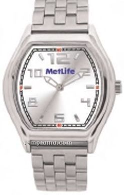 Pedre Men's Soho Metal Watch W/ Stainless Steel Bracelet