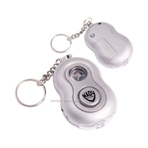 Personal Panic Alarm With Compass & LED Light
