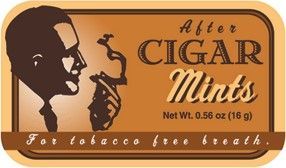 After Cigar Mint Tin W/ 4-color Process Label (72 Mints)