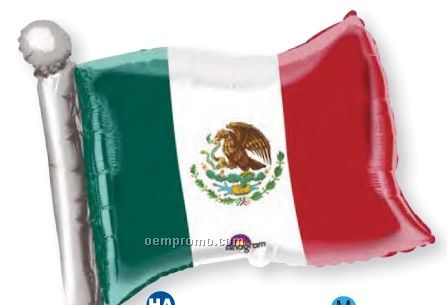 22" Mexican Flag Balloon