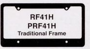 Premium Hi-impact 3-d Traditional License Plate Frame W/4 Holes
