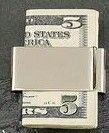 Silver Plated Twin Slot Money Clip