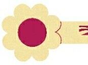 Horizontal Flower Emery Board (1 Color)