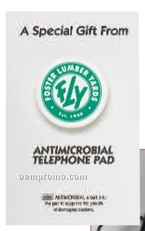 Safe Ad Round Telephone Pad