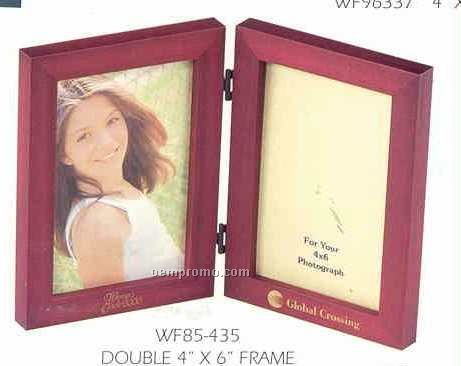 Simple Wood Picture Frame - Double Folding Picture Frame