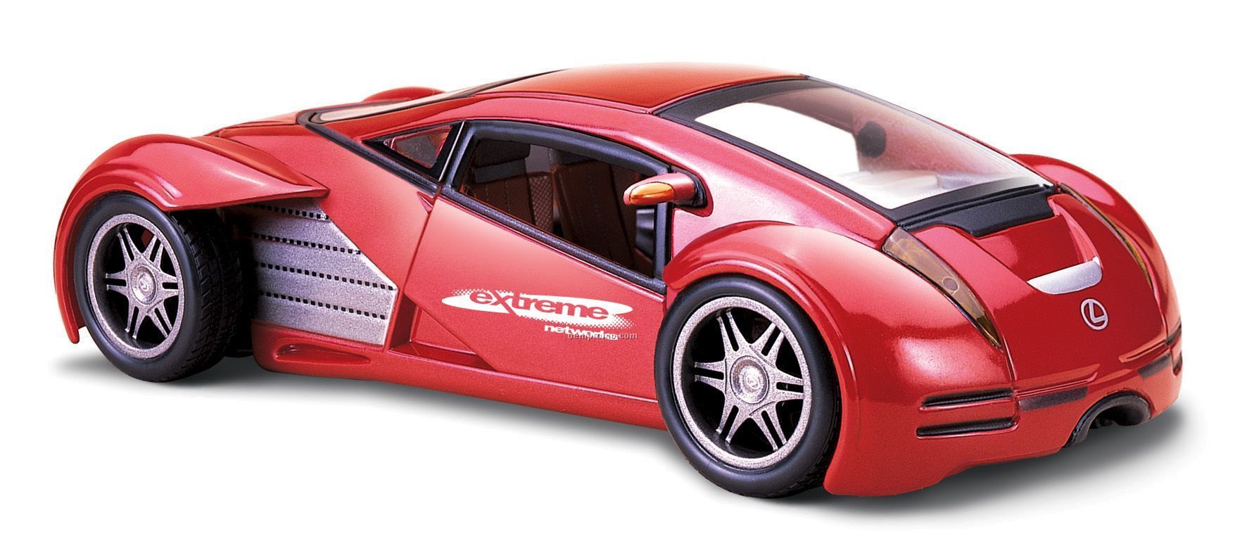7"X2-1/2"X3" Lexus Futuristic Concept Die Cast Replica Sports Car