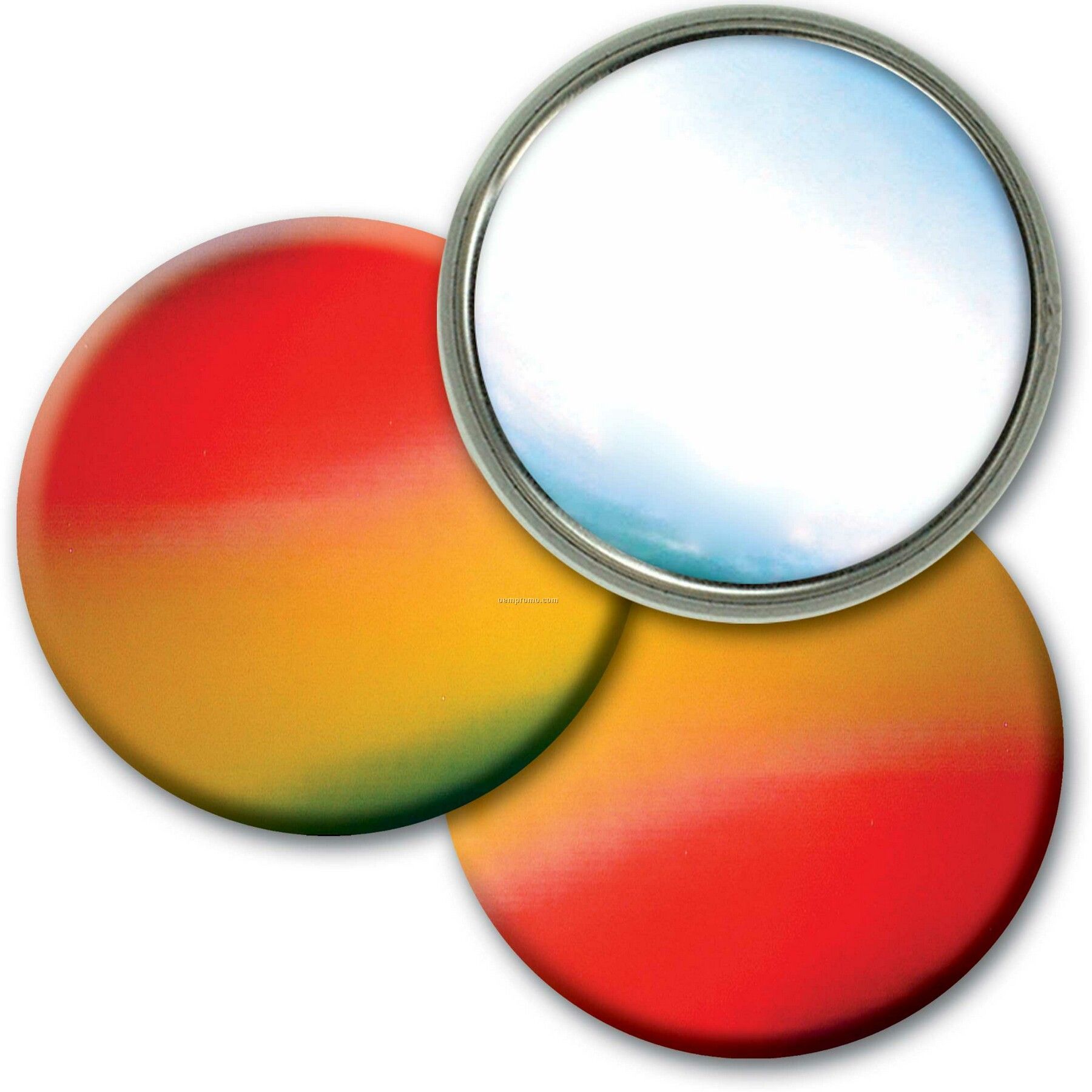 Compact Mirror Lenticular Color Changing Effect (Blank)