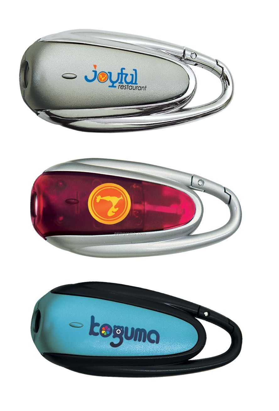 Oval Projection Key Chain - Black & White Projection Image