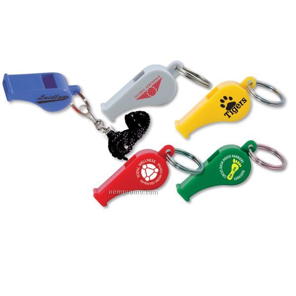 Whistle W/ Key Ring