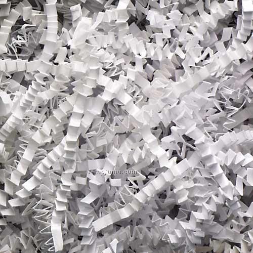 10 Lb. Box White Spring Fill Crinkle Kraft Shred