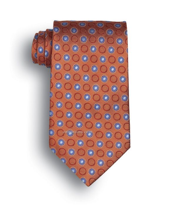 Wolfmark Ellison Bay Polyester Tie - Orange