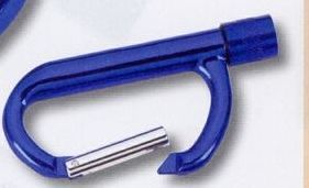 Blue Carabiner Flashlight