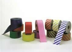 Solid Colored & Striped Gummed Paper Tape