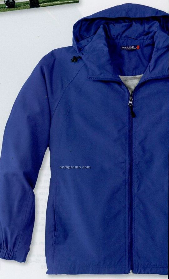 Sport-tek Adult Hooded Raglan Jacket (Xs-6xl)