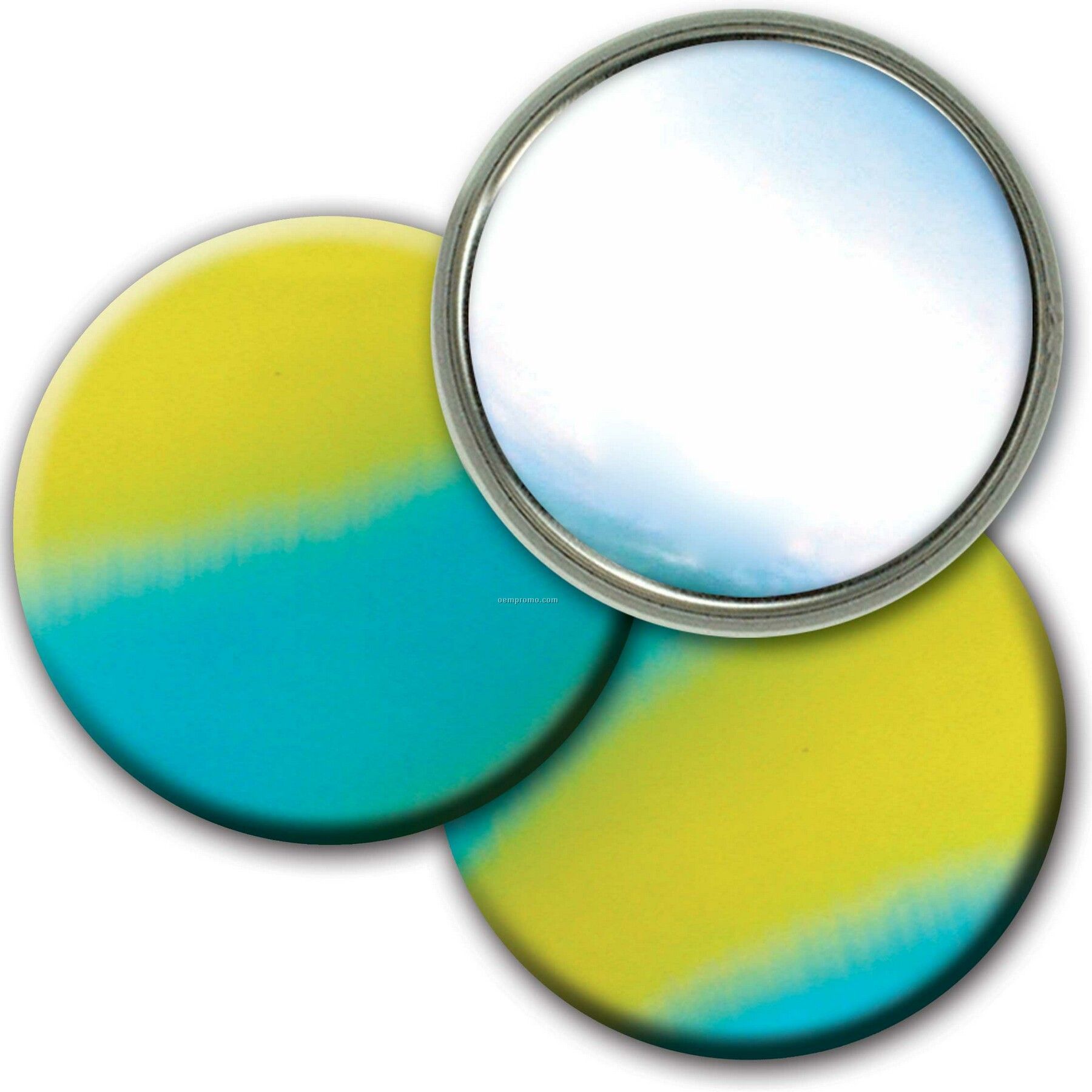 Compact Mirror Lenticular Color Changing Effect ( Blank)