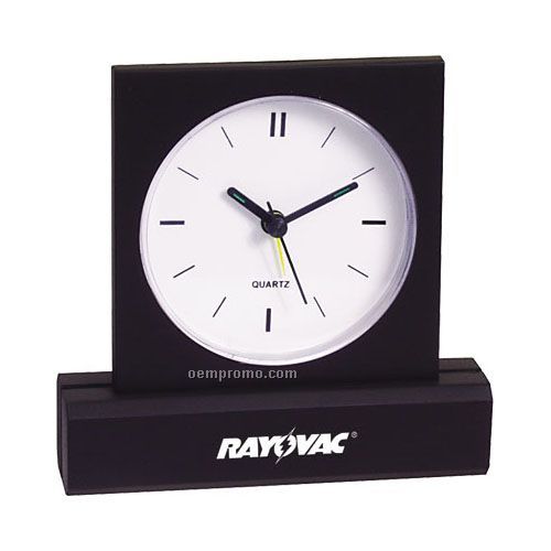 Rectangular-base Desk Clock With Alarm