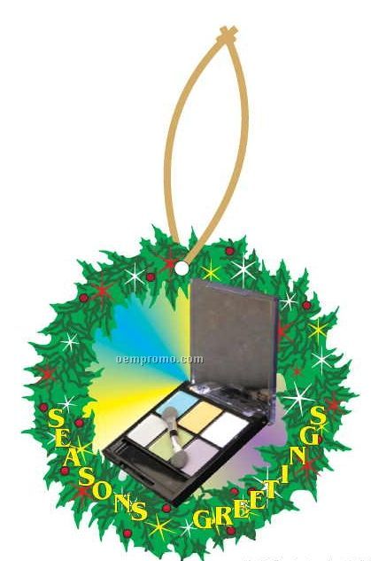 Eye Shadow Case Executive Wreath Ornament W/ Mirrored Back (10 Square Inch)