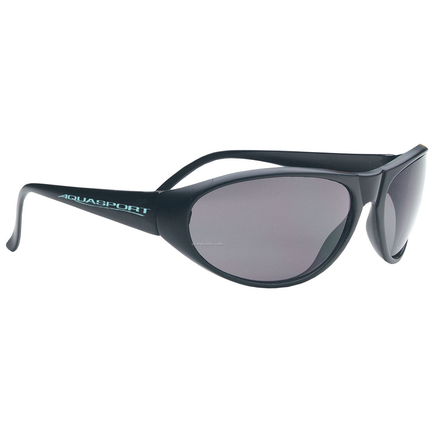 Rio Sport Wraps Classic Wrap Sunglasses - Black Frame/Smoked Lens