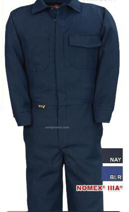 4.5 Oz. Nomex Iiia Flame Resistant Work Coverall (38" To 50")