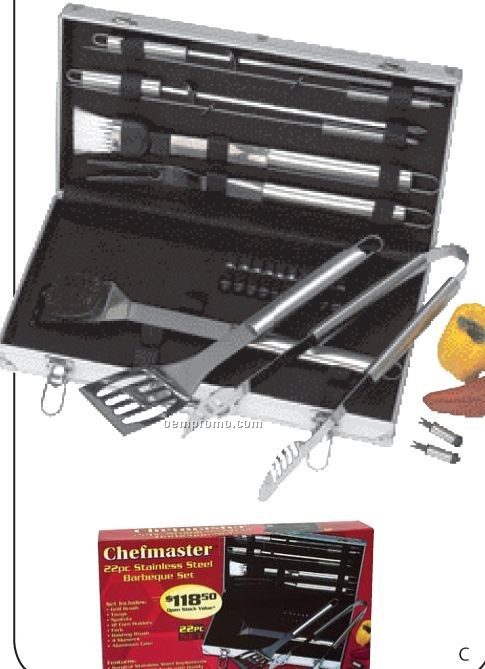 Chefmaster 19 PC Barbeque Set