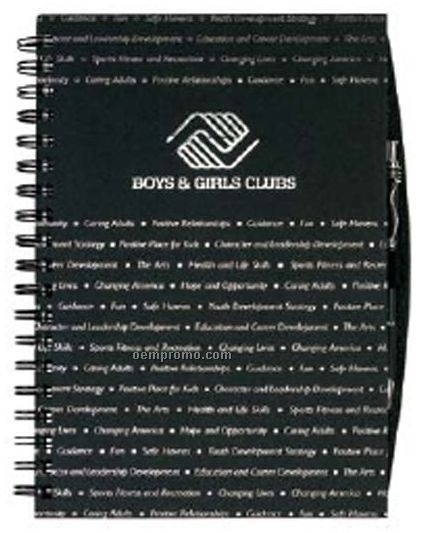 Classic Cover Journal / Pen Safe With 50 Sheet