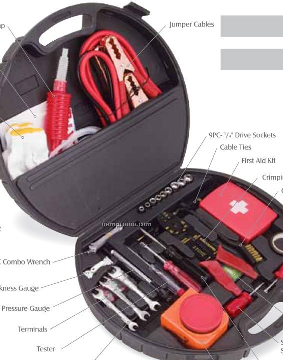 Giftcor 151 Piece Auto Emergency Tool Kit
