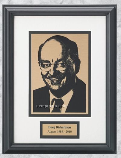 Professional Gallery Award Plaques W/ Sublimated Plate