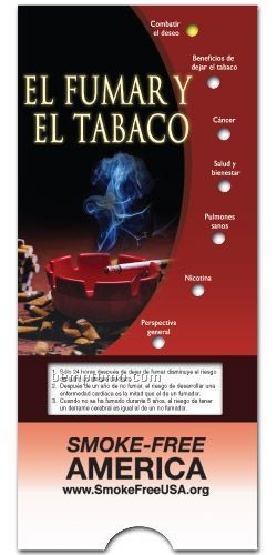 Spanish Smoking & Tobacco Pocket Slider Chart/ Brochure
