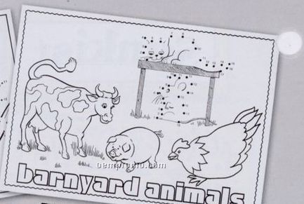 Barnyard Animals Coloring / Activity Sheet