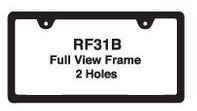 Full View Hi-impact 3d License Plate Frame W/4 Holes