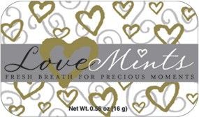 Love Precious Moments Mint Tin W/ 4-color Process Label (72 Mints)