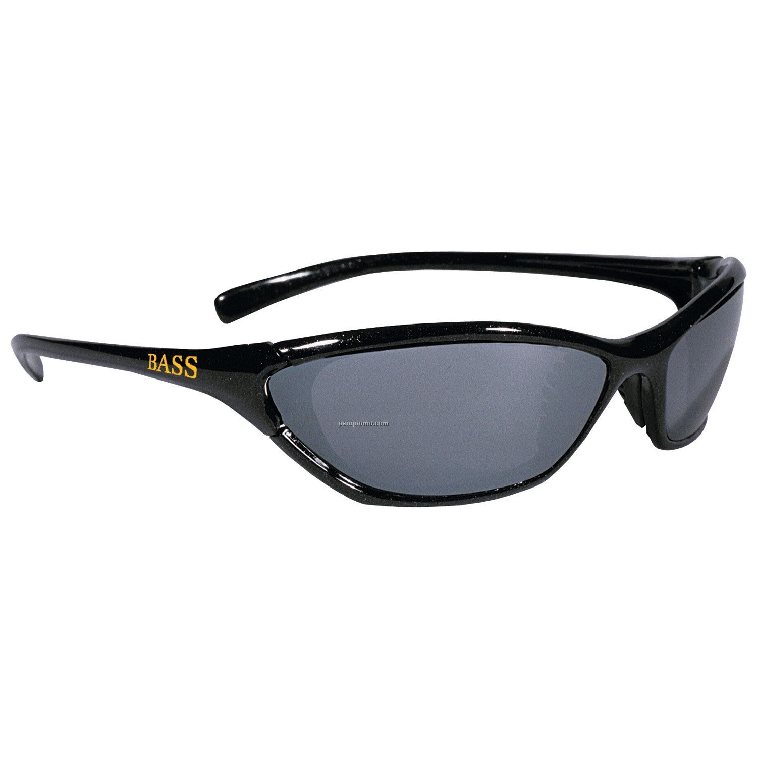 Rio Sport Wraps Mission Impossible Black Frame Sunglasses W/ Gray Lens