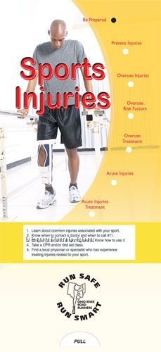 Sports Injuries Pocket Slider Chart/ Brochure