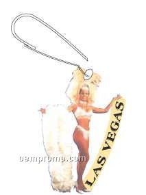 Vegas Showgirl Zipper Pull