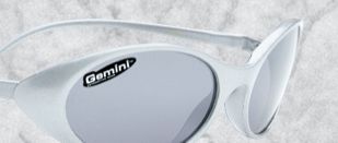 4 Hour Special Sunglasses - White Frame/Gray Lens