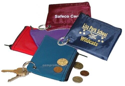 Coin Purse W/ Key Ring (4-1/4