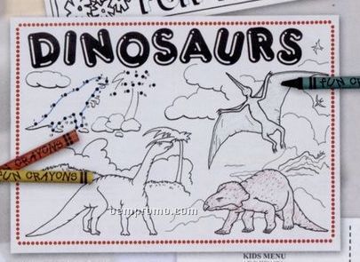 Dinosaur Coloring / Activity Sheet