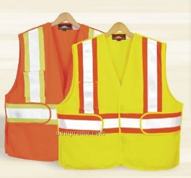 Flame-resistant Hi-visibility Knitted Vest