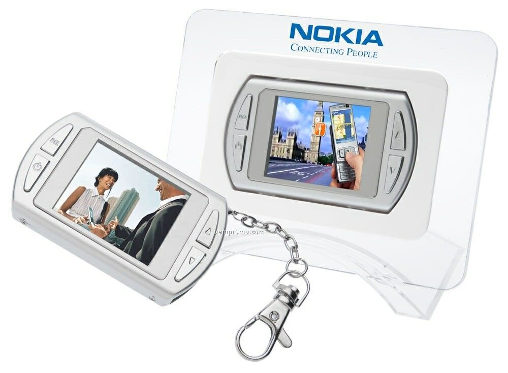 Tordion Digital Photo Frame & Key Chain (1.8