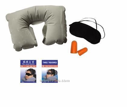 Travel Pillow& Eyepatch& Earplugs
