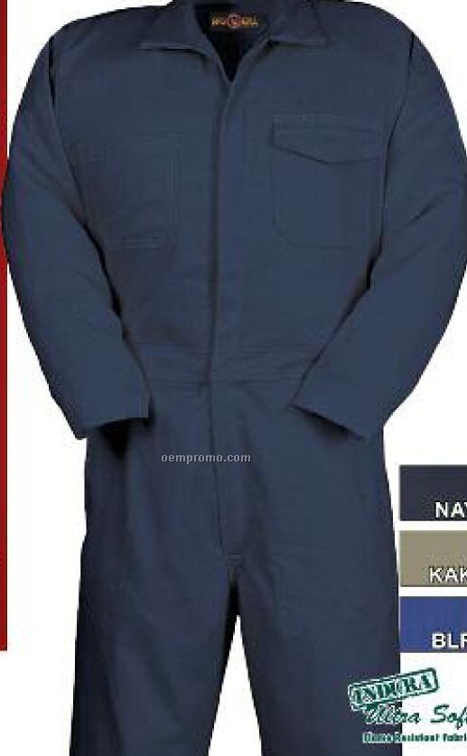 7 Oz. Ultra Soft Flame Resistant Work Coverall (Regular 38